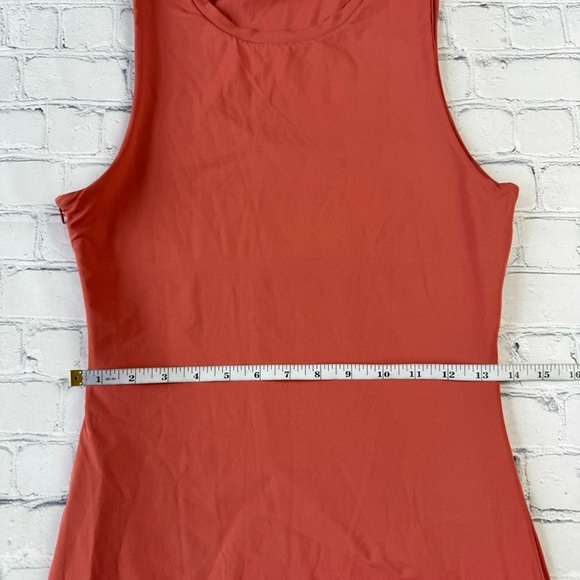 Vitality Balance Athletica Sunstone Pink Ivy Sleeveless Bodycon Midi Dress Large - Picture 11 of 14